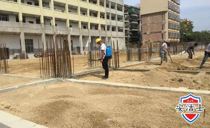 三门学校机关防治白蚁